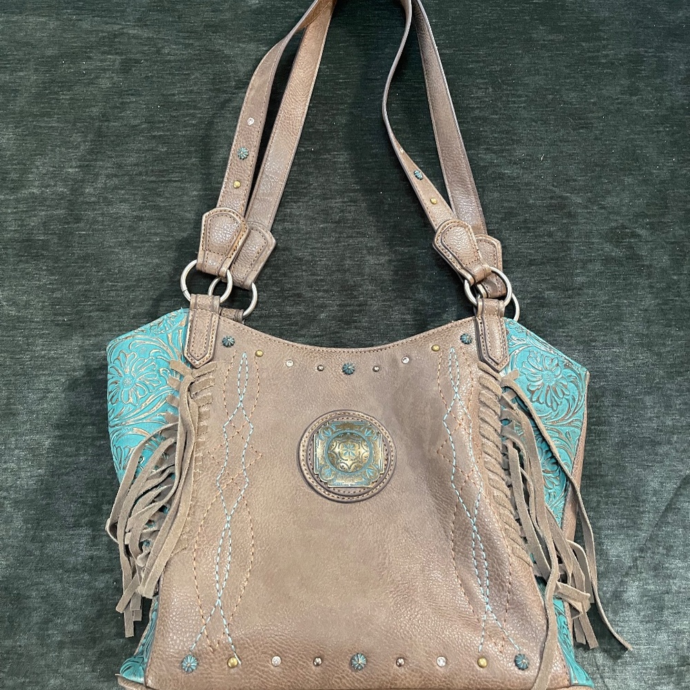 NWOT Justin Boots Concealed Carry Shoulder Bag - Picture 3 of 6